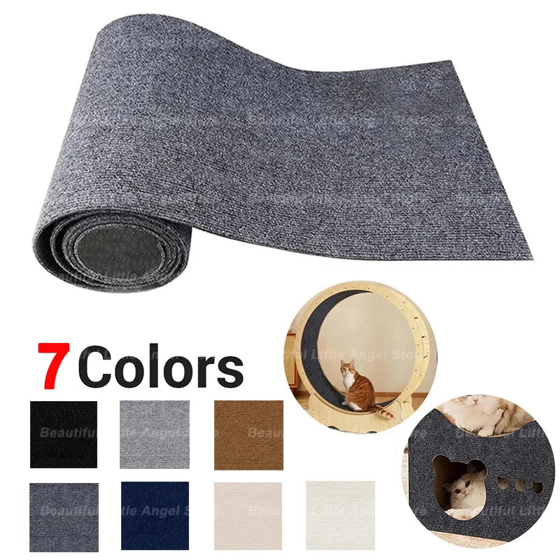 Wall Self-Adhesive Anti Cat Scratch Sofa DIY Cats Scratch Protection Paws Sharpen Trimmable Carpet Cats Scratch Board 