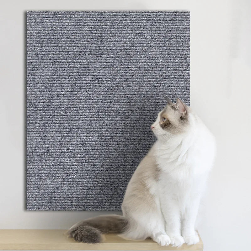 Wall Self-Adhesive Anti Cat Scratch Sofa DIY Cats Scratch Protection Paws Sharpen Trimmable Carpet Cats Scratch Board 