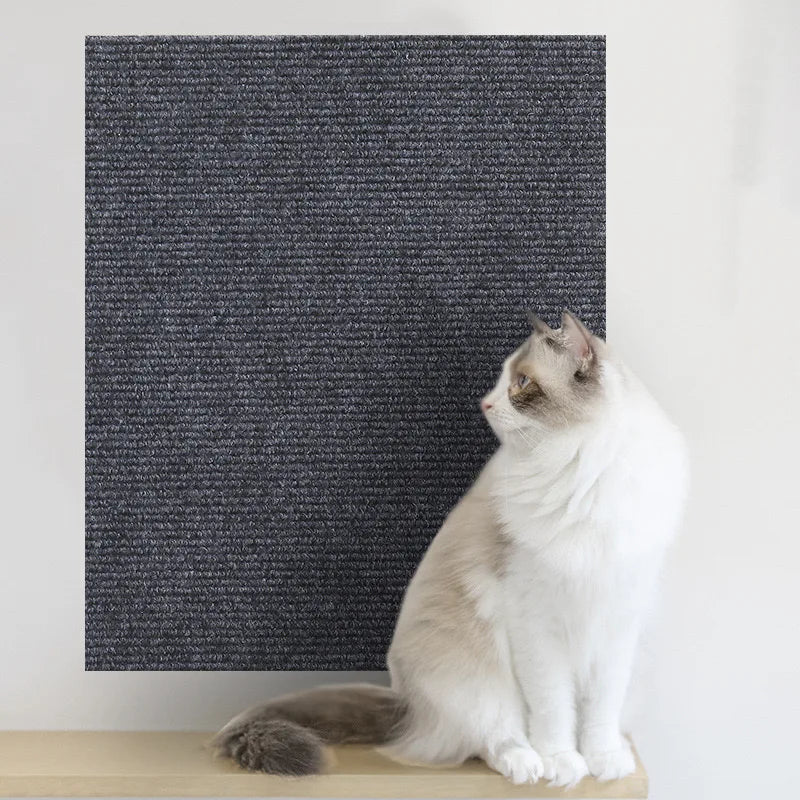 Wall Self-Adhesive Anti Cat Scratch Sofa DIY Cats Scratch Protection Paws Sharpen Trimmable Carpet Cats Scratch Board 