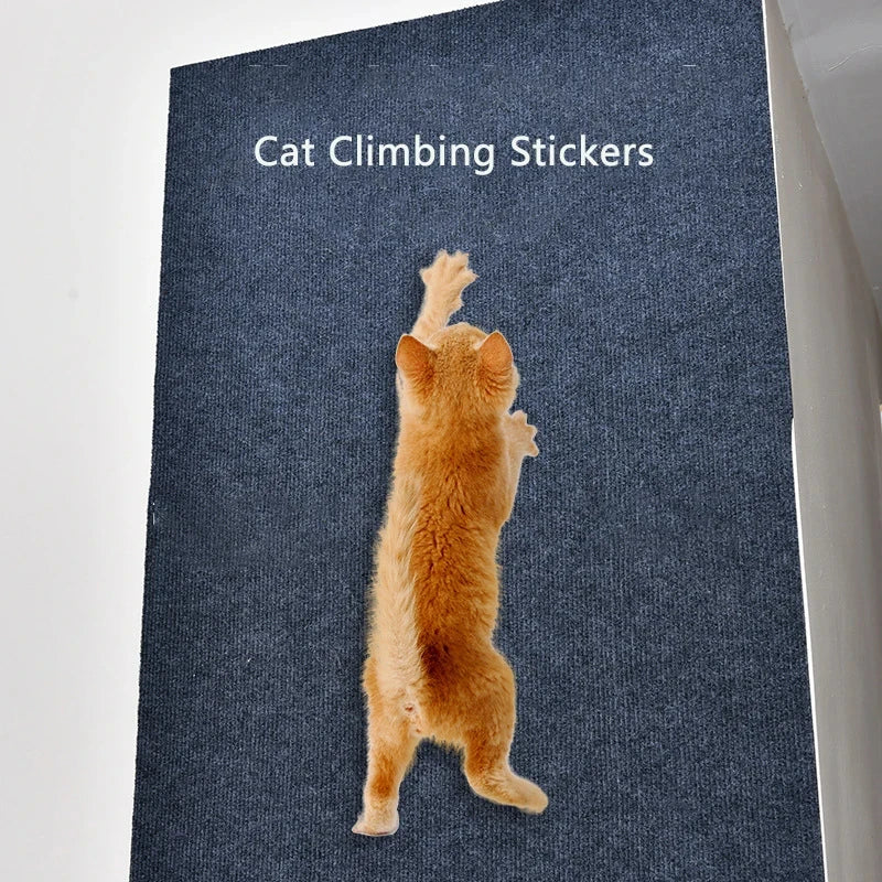 Wall Self-Adhesive Anti Cat Scratch Sofa DIY Cats Scratch Protection Paws Sharpen Trimmable Carpet Cats Scratch Board 