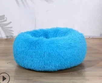 Donut Mand Accessories  Large Dogs Cat's House Plush Pet Bed  XXL Round Mat For Small Medium Animal Calming 100CM