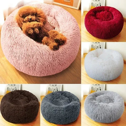 Donut Mand Accessories  Large Dogs Cat's House Plush Pet Bed  XXL Round Mat For Small Medium Animal Calming 100CM