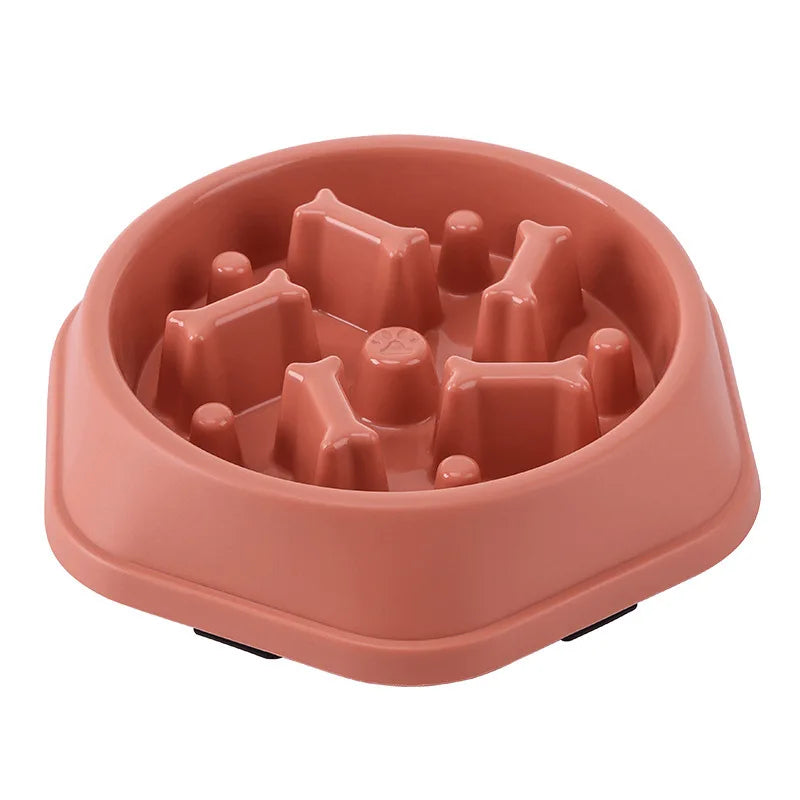 Slow Feeder Dog Bowl Anti-choking Slow Feeding Bowls for Dogs Anti-slip Pet Slow Eat Dishes Puzzle Bowls for Small Medium Dogs