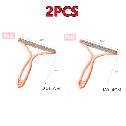 2/1PC Silicone Double Sided Pet Hair Remover Lint Remover Clean Tool Shaver Sweater Cleaner Fabric Shaver Scraper Clothes Carpet