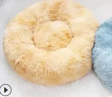 Donut Mand Accessories  Large Dogs Cat's House Plush Pet Bed  XXL Round Mat For Small Medium Animal Calming 100CM