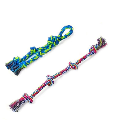 Knot Dog Toys Indestructible Durable Dog Chew Toys Tug Of War Interactive Toys Suitable For Medium And Large Dogs Pet Supplies