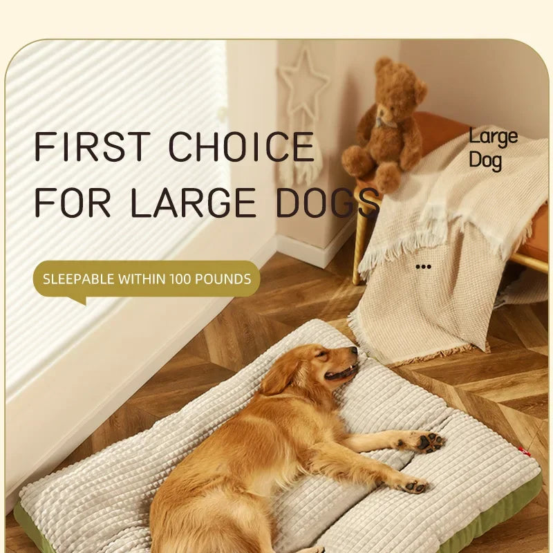 Dogs Sleeping Beds Soft Fleece Pet Blanket Detachable Cat Puppy Mat Cushion for Small Medium Large Dogs Pet Mats Accessories