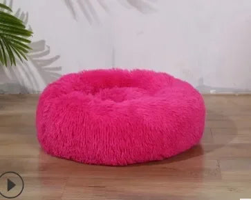 Donut Mand Accessories  Large Dogs Cat's House Plush Pet Bed  XXL Round Mat For Small Medium Animal Calming 100CM