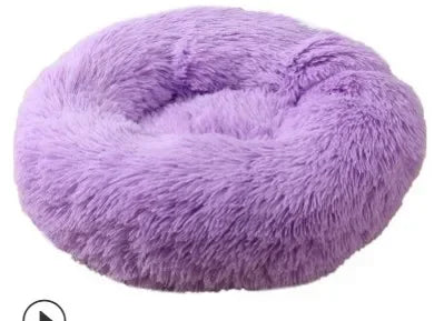 Donut Mand Accessories  Large Dogs Cat's House Plush Pet Bed  XXL Round Mat For Small Medium Animal Calming 100CM