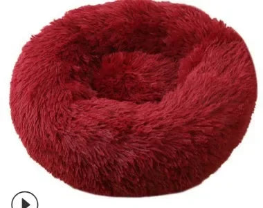 Donut Mand Accessories  Large Dogs Cat's House Plush Pet Bed  XXL Round Mat For Small Medium Animal Calming 100CM