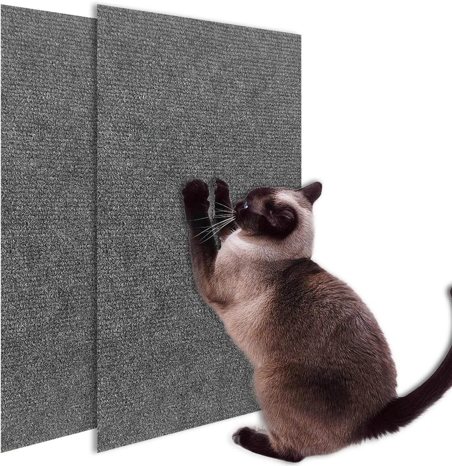 Wall Self-Adhesive Anti Cat Scratch Sofa DIY Cats Scratch Protection Paws Sharpen Trimmable  Carpet Cats Scratch Board ﻿