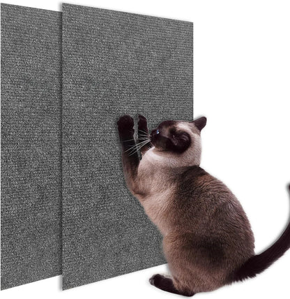 Wall Self-Adhesive Anti Cat Scratch Sofa DIY Cats Scratch Protection Paws Sharpen Trimmable  Carpet Cats Scratch Board ﻿