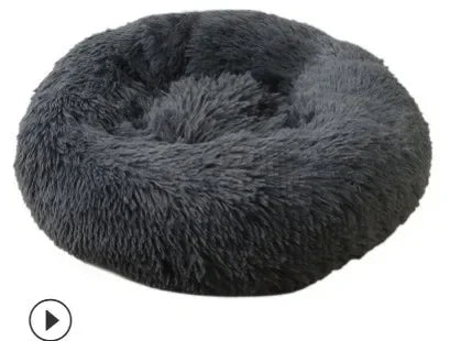 Donut Mand Accessories  Large Dogs Cat's House Plush Pet Bed  XXL Round Mat For Small Medium Animal Calming 100CM